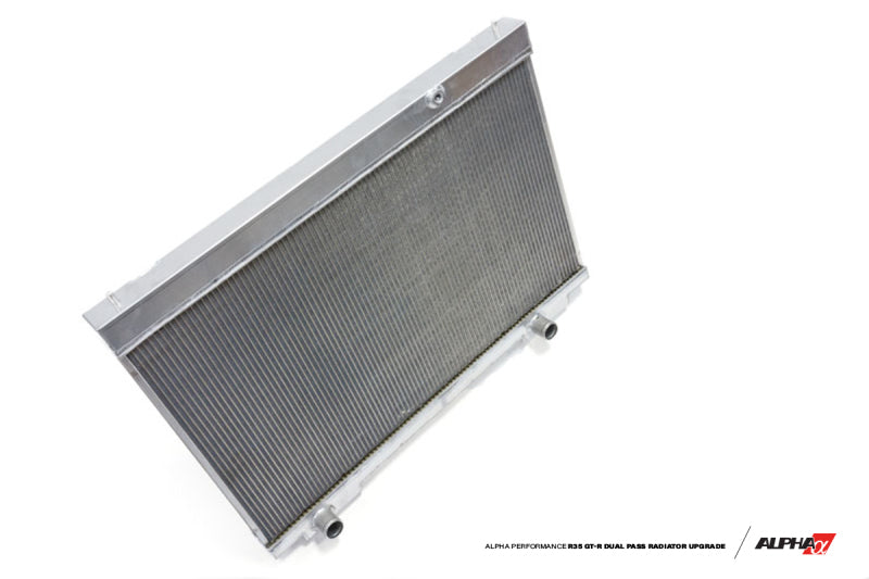 AMS Performance 2009+ Nissan GT-R R35 Alpha Dual Pass Radiator - ALP.07.02.0005-1