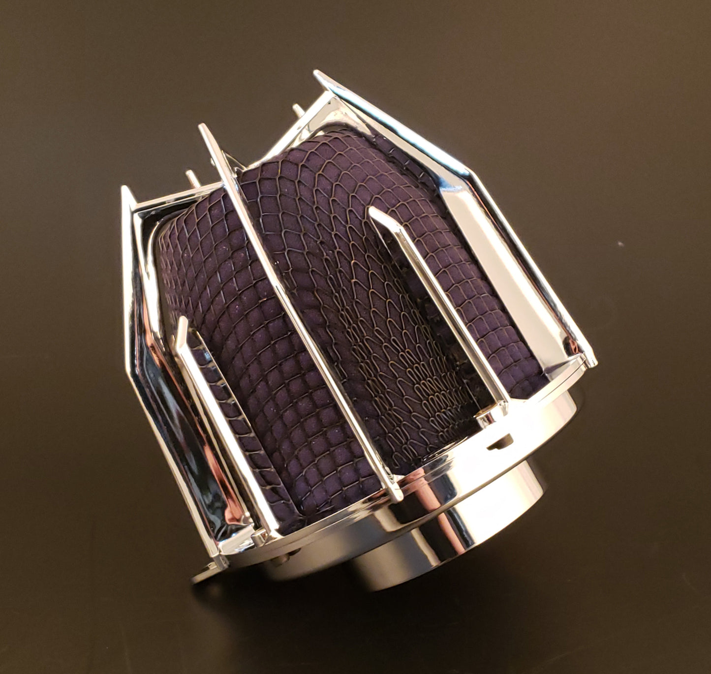 DRAGON FILTER - 3" CHROME PURPLE