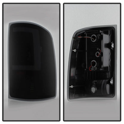 xTune 07-13 GMC Sierra 1500 LED Tail Lights - Black - 9038518
