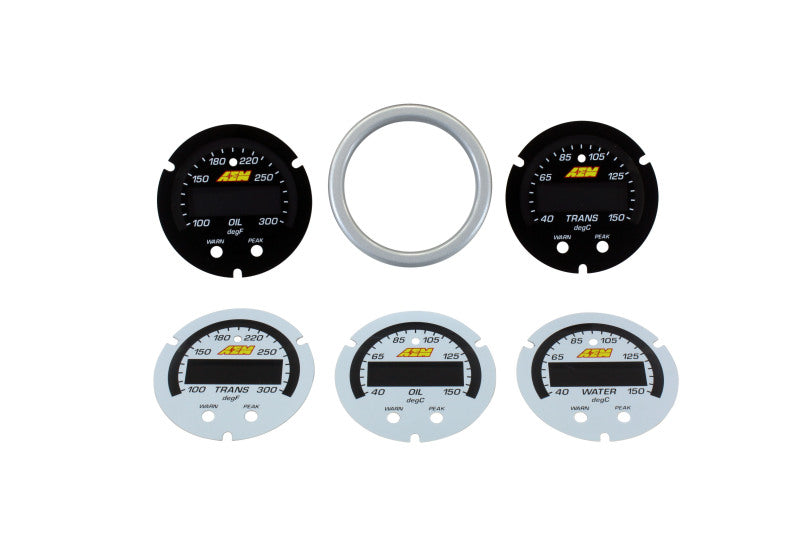 AEM X-Series Temperature Gauge Accessory Kit - 30-0302-ACC-C-Dub Tech