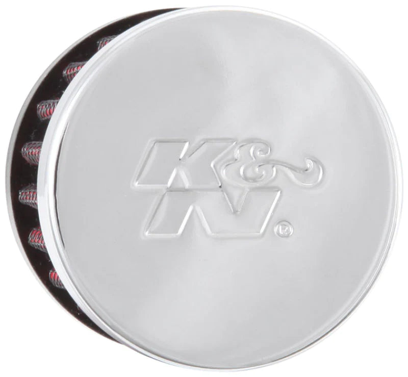 K&N Clamp On Rubber Base Crankcase Vent Filter 0.5in Flange - 62-1330