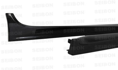 Seibon 08-09 Mitsubishi Evo X OEM-style Carbon Fiber Side Skirts - SS0809MITEVOX-OE