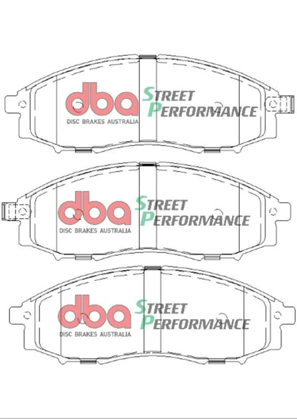 DBA 00-04 Nissan Xterra SD610 Front Brake Pads - DB1439SD