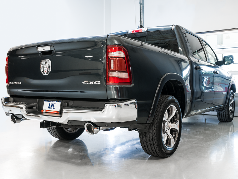 AWE Tuning 19-21 RAM 1500 5.7L (w/Cutouts) 0FG Dual Rear - 3015-32005-C-Dub Tech