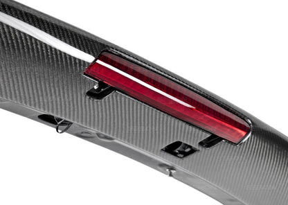 Seibon 08-11 Subaru WRX/STi Hatchback STI-Style Carbon Fiber Rear Spoiler - RS0809SBIMP-STI-LED
