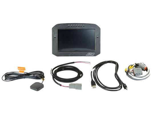 AEM CD-7G Carbon Flush Digital Dash Display w/ Internal 20Hz - 30-5702F