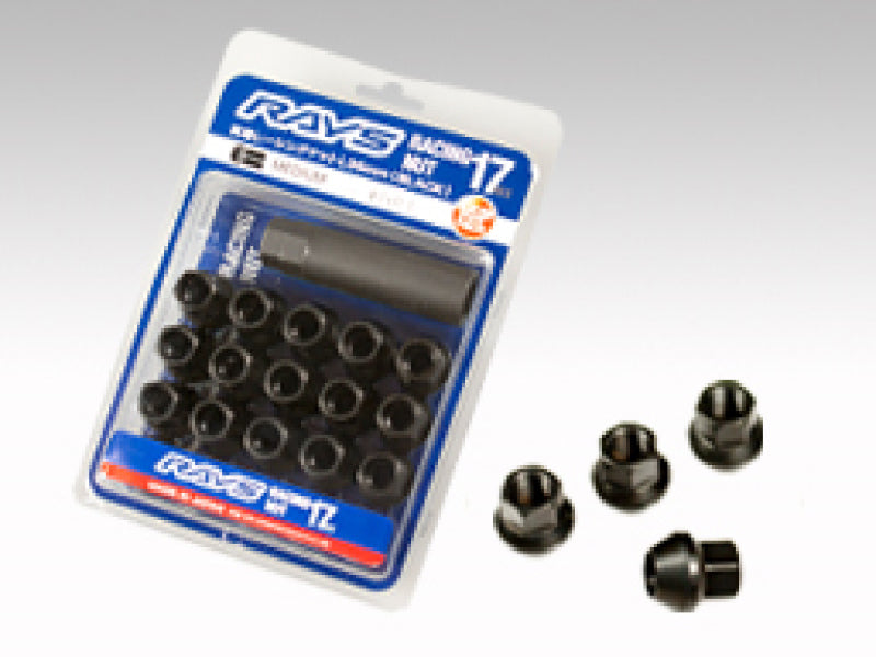 Rays 17 Hex Racing Nut Set L25 Short Type 12x1.25 - W17RN12125BL25