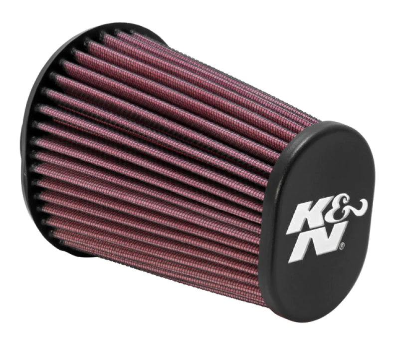 K&N Univrsl Rubber Oval Tprd Filter 2.438in F ID/3.75in B-OW/4.5in - RE-0960