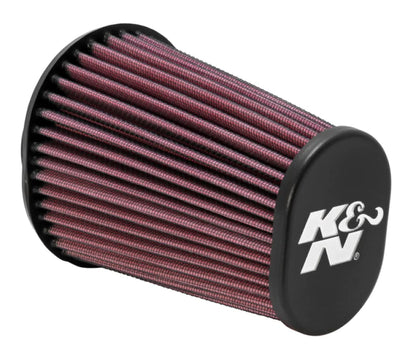 K&N Univrsl Rubber Oval Tprd Filter 2.438in F ID/3.75in B-OW/4.5in - RE-0960