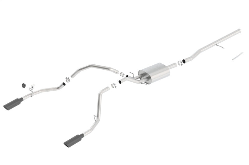 Borla 14 Silv/Sierra C/B Exh ATAK 1500 5.3L V8 AT/MT - 140537BC