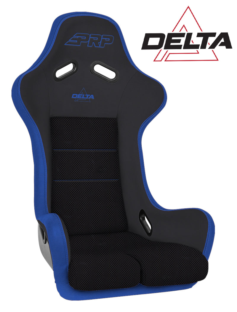 PRP Delta Composite Seat- Black/Blue (PRP Blue Outline/Delta Blue- Blue - A37F-V