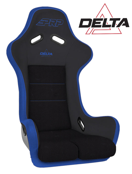 PRP Delta Composite Seat- Black/Blue (PRP Blue Outline/Delta Blue- Blue - A37F-V