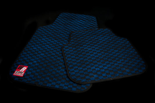 G-SPEC Blue/Black FLOORMAT KIT