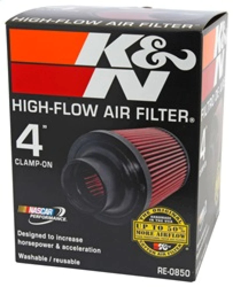 K&N Universal Air Filter (4in. Flange / 6in. Base OD - RE-0850