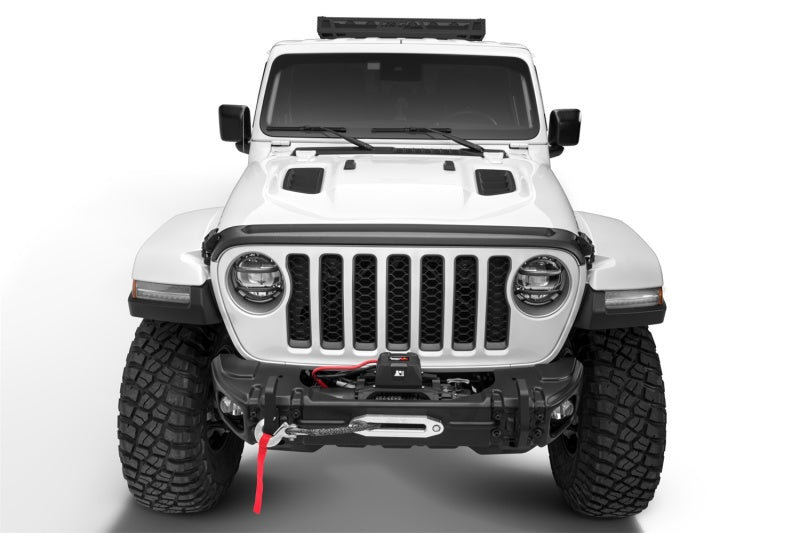AVS 2018+ Jeep Wrangler (JL) 2dr/4dr Aeroskin II Textured Low - 436148-C-Dub Tech