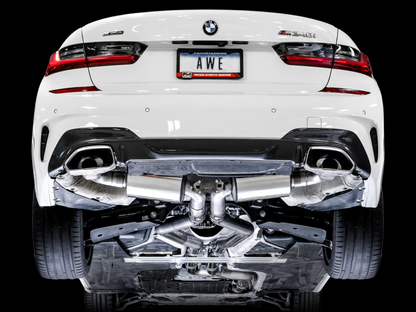 AWE Tuning 2019+ BMW M340i (G20) Resonated Touring Edition Exhaust - 3015-11060-C-Dub Tech