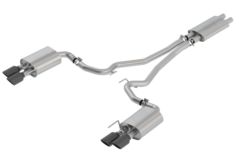Borla 18-20 Ford Mustang GT 5.0L AT/MT ECE Cat-Back Exhaust - 1014045BC