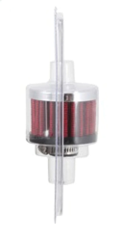 K&N Clamp On Rubber Base Crankcase Vent Filter 0.5in Flange - 62-1330