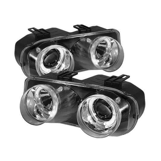 Spyder Acura Integra 94-97 Projector Headlights LED Halo -Chrome High - 5008688