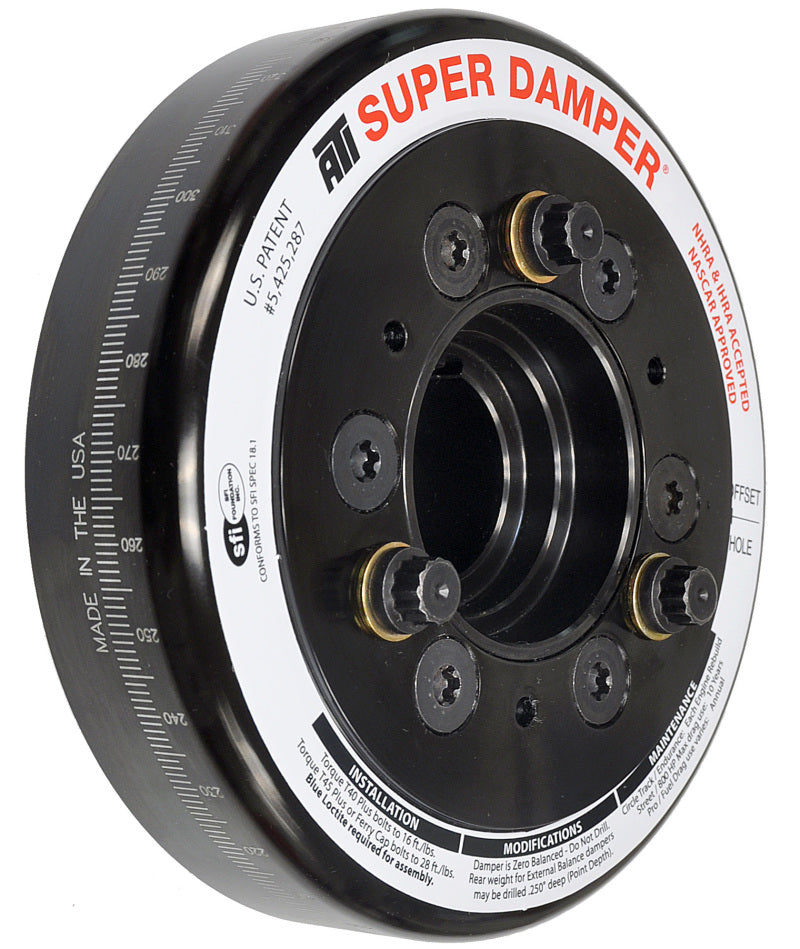 ATI Damper - 6.325in - Steel - Chevy LS - - ATI917776-C-Dub Tech