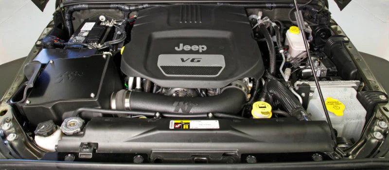 K&N 12-18 Jeep Wrangler 3.6L V6 Performance Intake Kit w/ - 57-1573