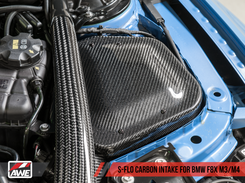 AWE Tuning BMW F8x M3/M4 S-FLO Carbon Intake - 2660-13038-C-Dub Tech