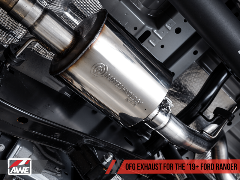 AWE Tuning 2019+ Ford Ranger 0FG Performance Exhaust System w/Chrome - 3015-22072-C-Dub Tech