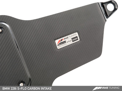 AWE Tuning BMW 228i/320i/328i/428i S-FLO Carbon Intake - 2660-13034-C-Dub Tech