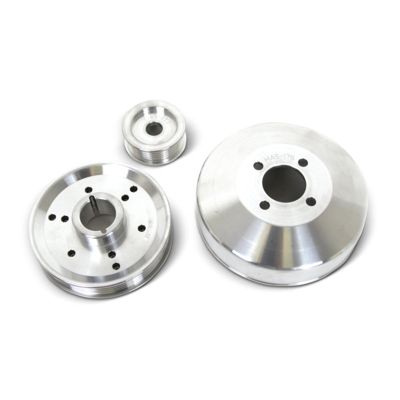 BBK 96-01 Mustang 4.6 GT Cobra Underdrive Pulley Kit - - 1555-C-Dub Tech