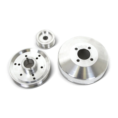 BBK 96-01 Mustang 4.6 GT Cobra Underdrive Pulley Kit - - 1555-C-Dub Tech