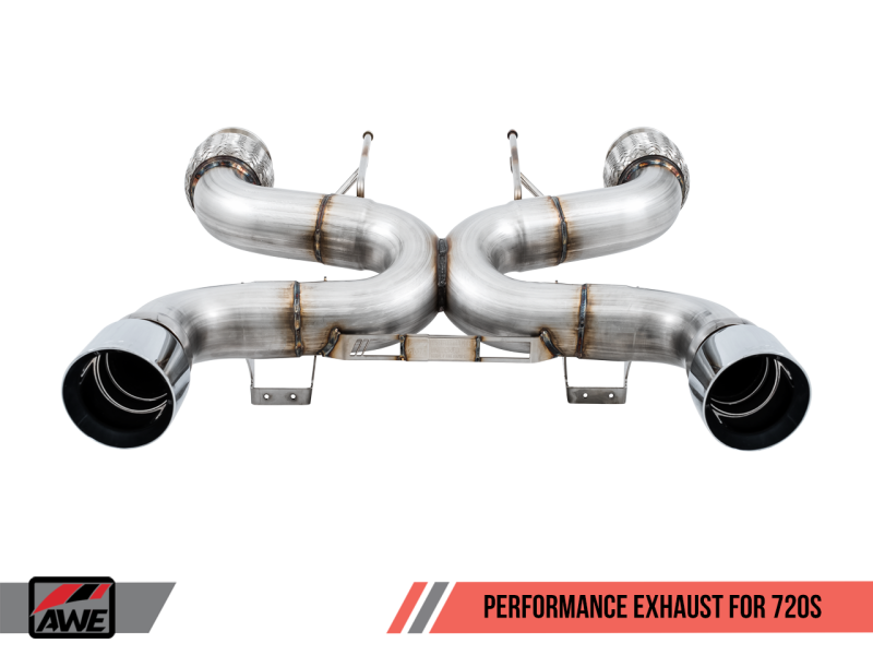 AWE Tuning McLaren 720S Performance Exhaust - Chrome Silver Tips - 3010-32040-C-Dub Tech