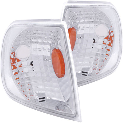 ANZO Corner Lights 1997-2003 Ford F-150 Euro Corner Lights Chrome - 521012-C-Dub Tech