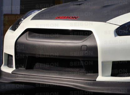 Seibon 09-10 Nissan Skyline R35 GTR OEM Carbon Fiber Front - FG0910NSGTR-OE