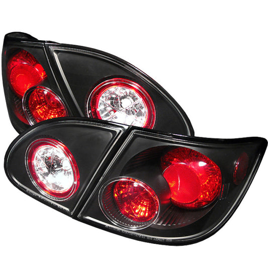 Spyder Toyota Corolla 03-08 Euro Style Tail Lights Black ALT-YD-TC03-BK - 5007339