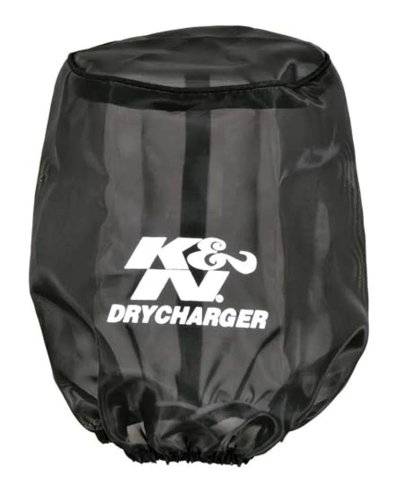 K&N Drycharger Air Filter Wrap Round Tapered Black 5.375in Base - RU-2590DK