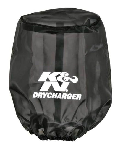 K&N Drycharger Air Filter Wrap Round Tapered Black 5.375in Base - RU-2590DK
