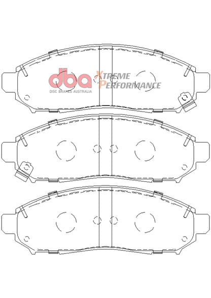 DBA 05-12 Nissan Pathfinder XP650 Front Brake Pads - DB1835XP