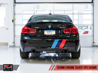 AWE Tuning BMW F3X 340i Touring Edition Axle-Back Exhaust - - 3010-32034-C-Dub Tech