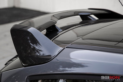 Seibon 2015-2017 Ford Focus ST/RS Hatchback Carbon Fiber Rear Spoiler - RS16FDFO