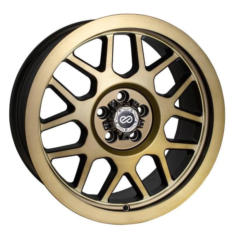 Enkei Matrix 17x9 5x127 10mm Offset 108mm Bore Brushed Gold - 526-790-7310BG