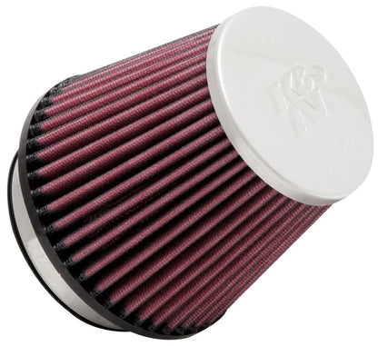 K&N Universal Chrome Filter Round Tapered 3.156in Flange ID/4.938in Base - RC-9160