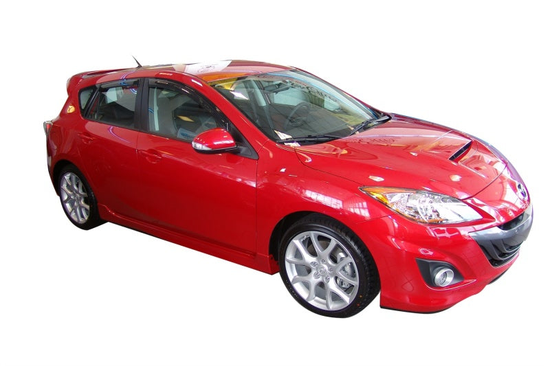 AVS 10-13 Mazda 3 (5 Door Sport) Ventvisor Outside Mount - 94325-C-Dub Tech