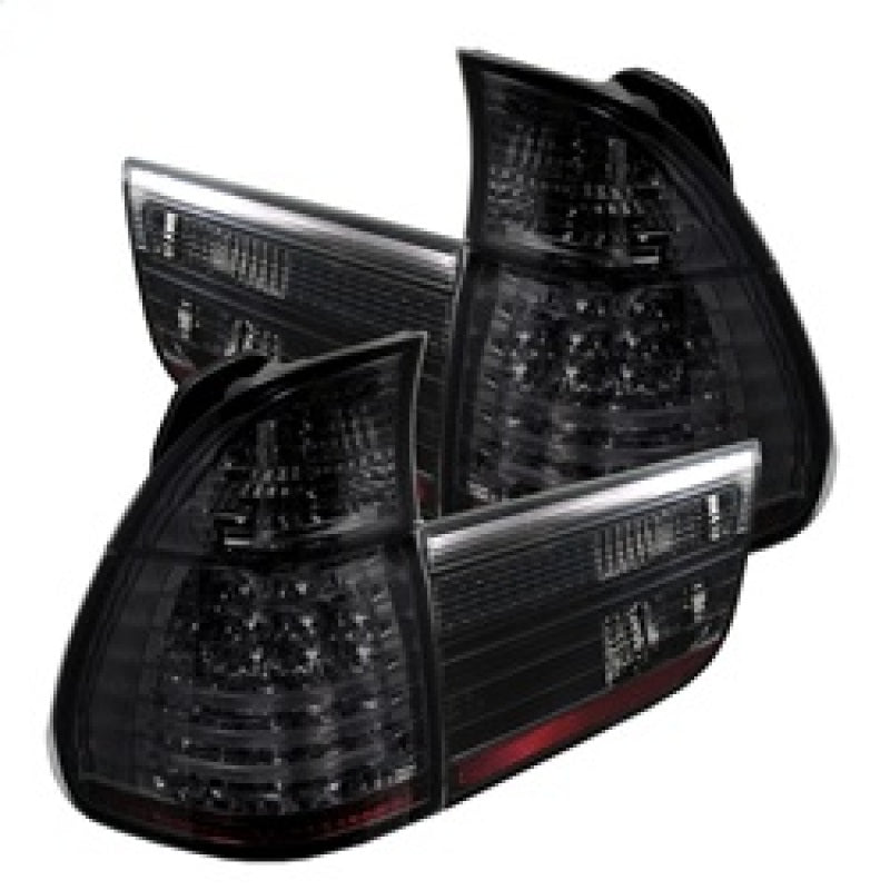 Spyder BMW E53 X5 00-06 4PCS LED Tail Lights Smoke - 5000828