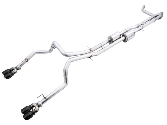 AWE Tuning 4th Gen GM 1500 6.2L 0FG Catback Split - 3015-43204-C-Dub Tech
