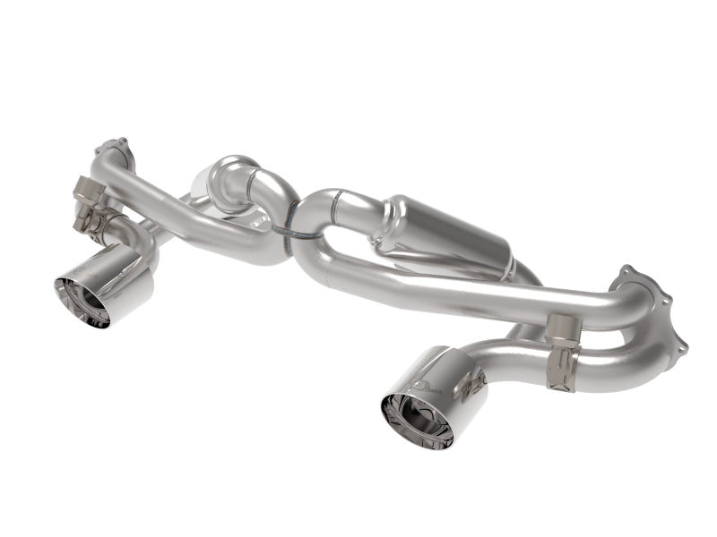 aFe MACHForce XP 2.25in-2.5in 304SS Exhaust Cat-Back 20-22 Porsche Cayman - 49-36443-P