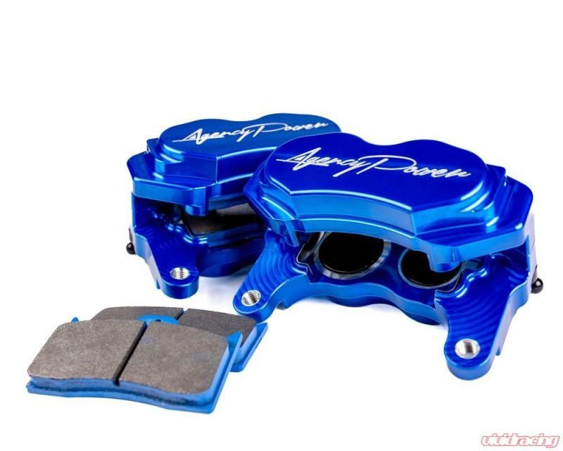 Agency Power Big Brake Kit Front and Rear Blue Ice - AP-RZR-460-BLU