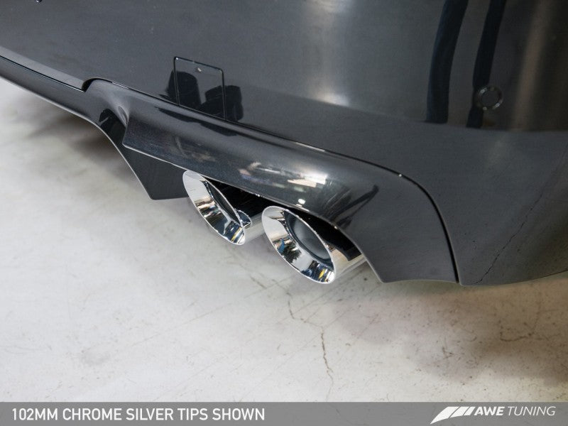 AWE Tuning BMW F10 M5 Touring Edition Axle-Back Exhaust Chrome - 3015-42062-C-Dub Tech