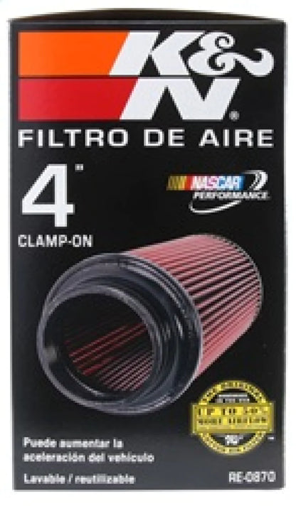 K&N Universal Rubber Filter 4inch FLG / 6inch OD-B / - RE-0870