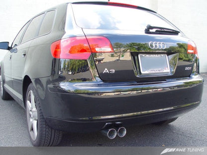 AWE Tuning Audi 8P A3 FWD Cat-Back Performance Resonated Exhaust - 3010-22016-C-Dub Tech