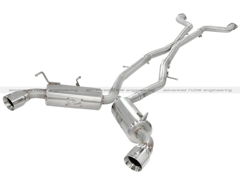 aFe Takeda 2.5inch SS Exhaust Cat-Back 09-13 Nissan 370Z V6 - 49-36107-C-Dub Tech